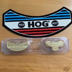 Harley Owners Group 2021 patch and pins